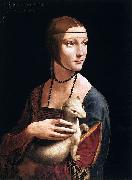 LEONARDO da Vinci, Portrait of Cecilia Gallerani